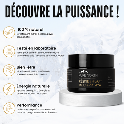 Résine Shilajit de l'Himalaya 30g